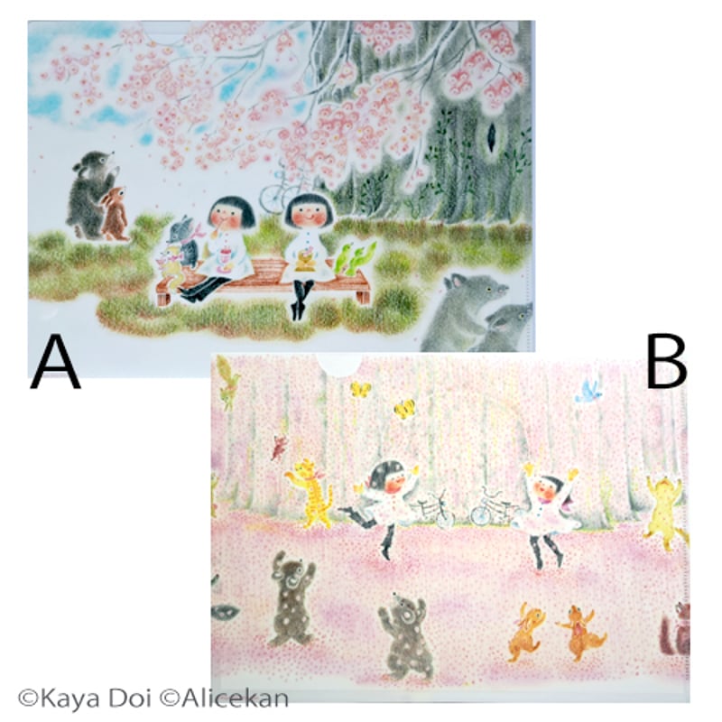 どいかや「チリとチリリ」クリアファイル | web shop タタン