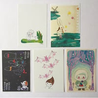 たんじあきこ　ポストカードCセット（5枚）