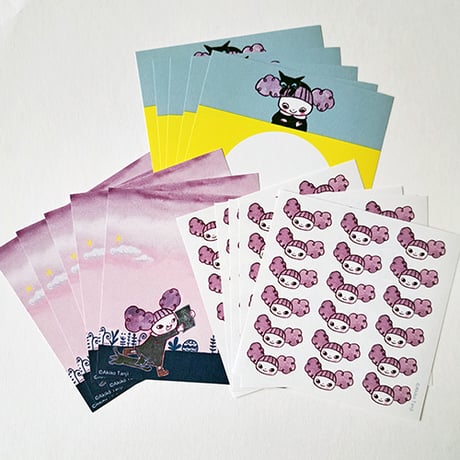 たんじあきこ　絵本「ちびっこまじょのチット」サイン本✴︎ミニメモ付き