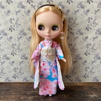 くろねこ呉服店『1/6 ブライス アイシードール 着物』さくら柄