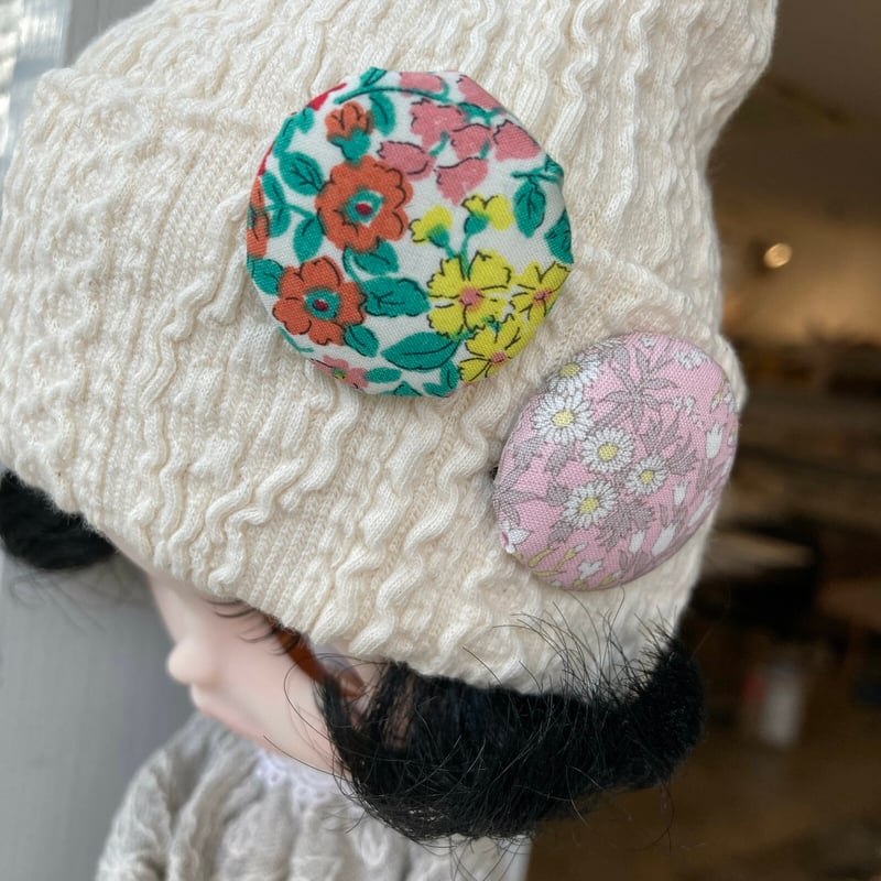 くろねこ呉服店『1/6 ブライス アイシードール 猫耳ニット帽＋靴下＋缶