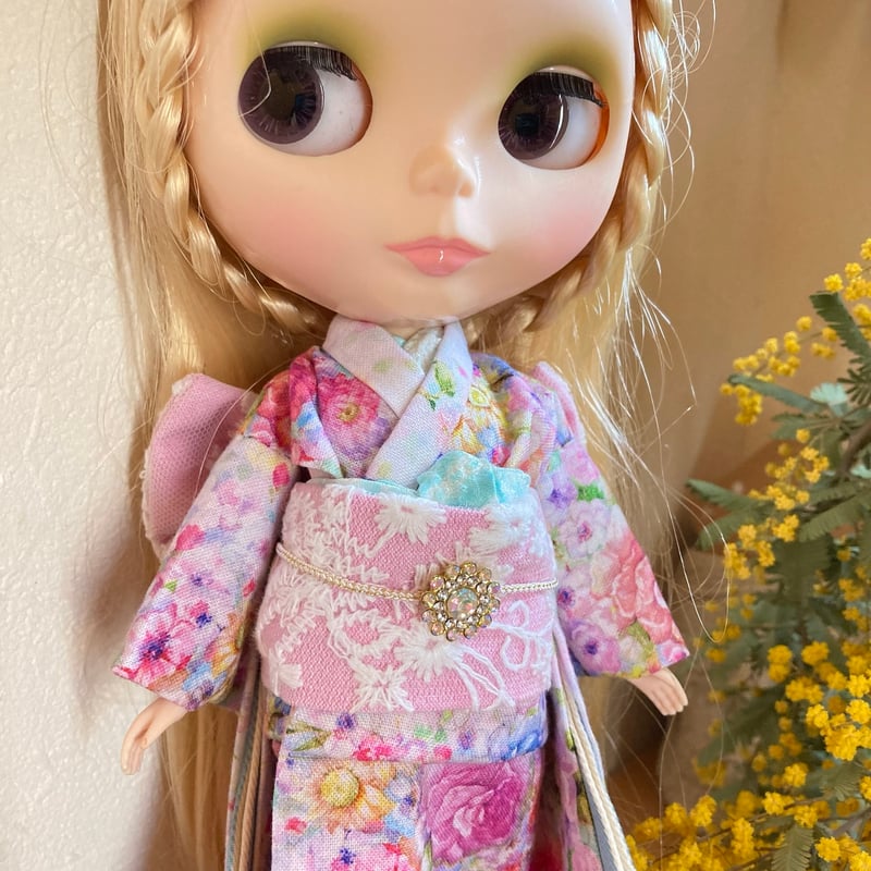 ブライス アイシードール 着物 アウトフィット 和服 振袖 晴れ着 再販