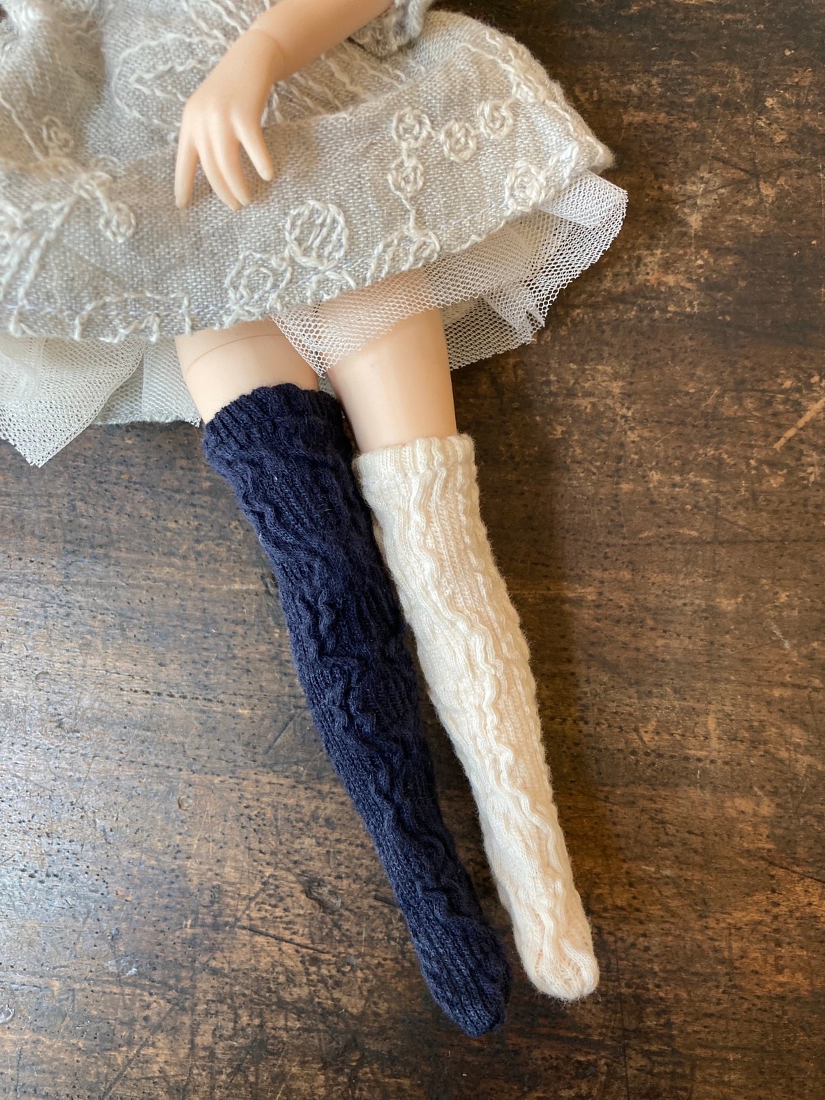 アイシードール ブライスアウトフィット 靴下 生地見本 ソックス くろねこ呉服店『ブライス アイシードール レース靴下』 | ジェニー