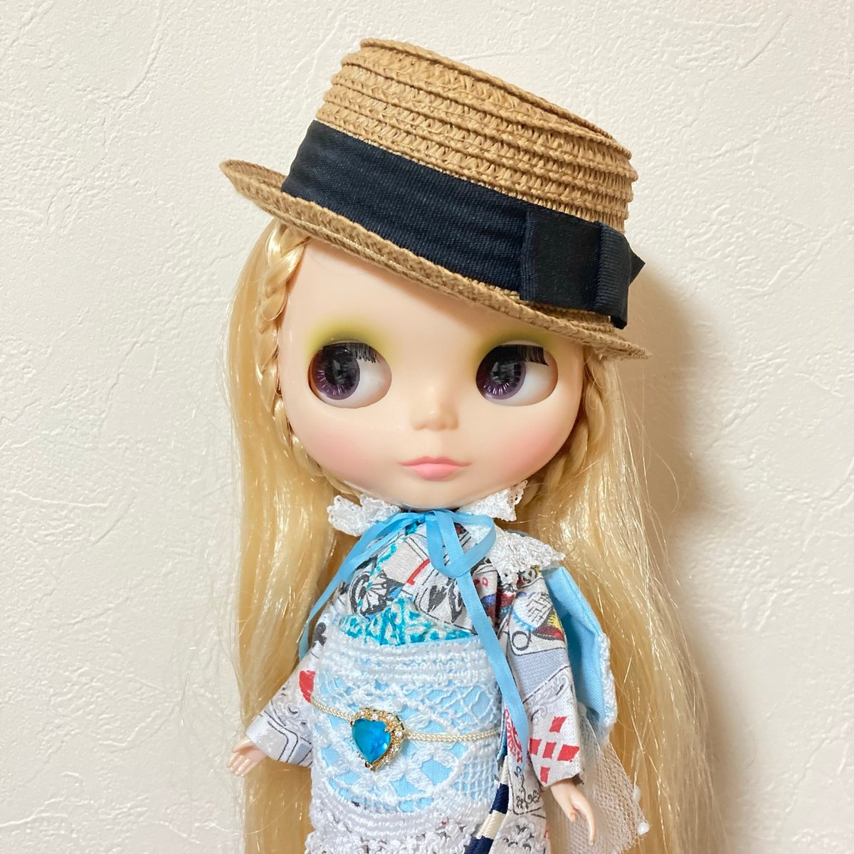 聖*）様 ブライス アイシードール ドレス ボレロ パニエ くま帽子 セット 【 価格ハンドメイド・手芸 - 聖*）様 ブライス アイシードール ドレス