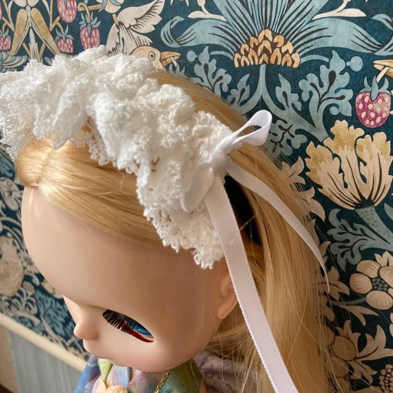 くろねこ呉服店『1/6 ブライス アイシードール 着物』ブルーローズ柄