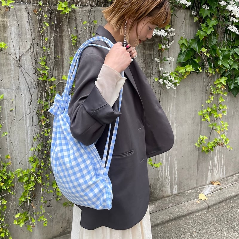 onedayapartmentjapan gingham knapsack