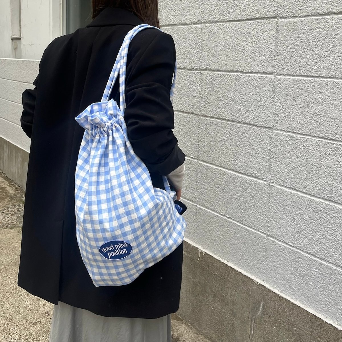 onedayapartmentjapan gingham knapsack