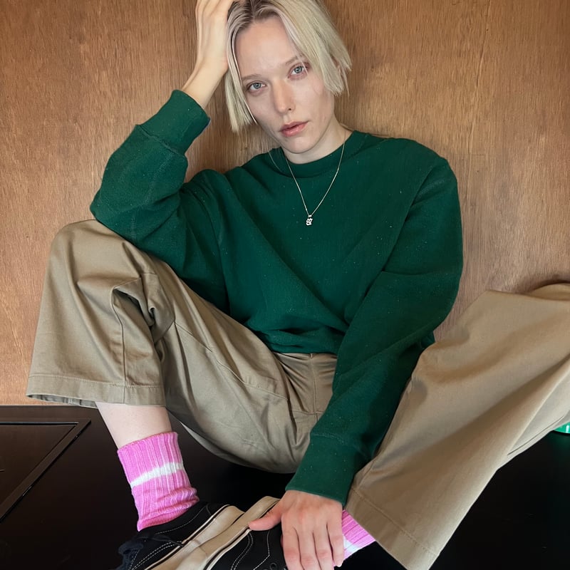 NEP GREEN SWEAT reversible | onedayapartmentjapan