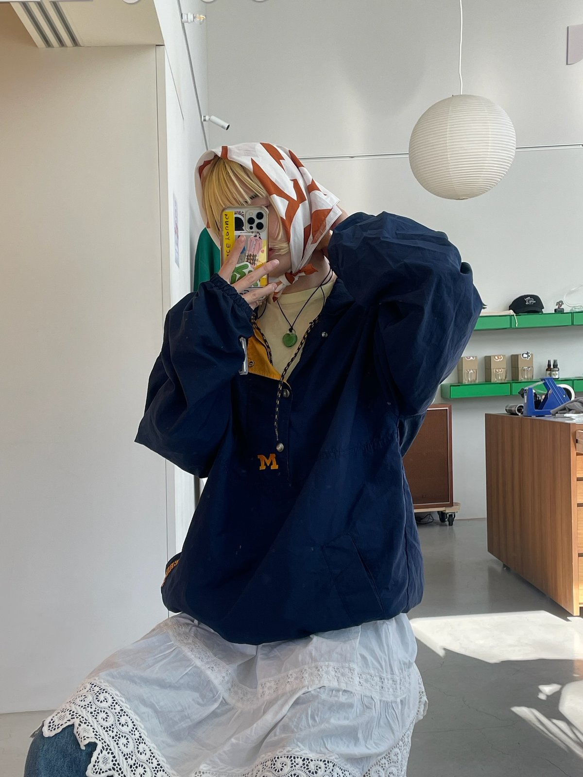 APE ONE PIECE コラボ　ハンカチ　バンダナ 非売品】バンダナ・ハンカチ ONEPIECE グランドバトル