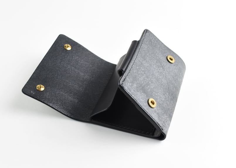 PETERSON ピーターソン ミニマムウォレット ITALIAN-WAX | BLACK L