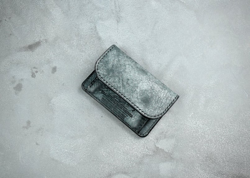 SCOTT スコット フラップコインケース ITALIAN-WAX | BLACK LEATH