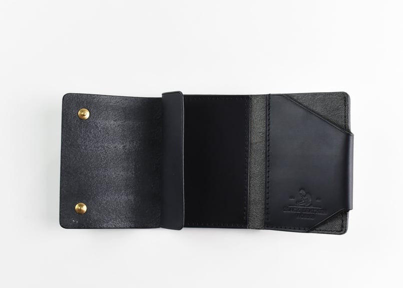 PETERSON ピーターソン ミニマムウォレット ITALIAN-WAX | BLACK L