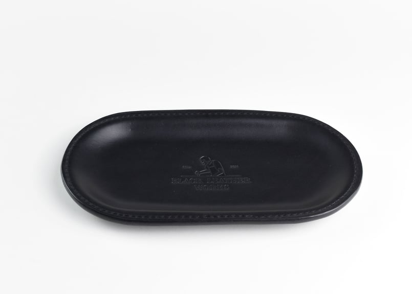 新品꧁レア꧂RRL／レザートリム／雄牛／ハンドメイドタイ／ブラック／Italy製 新品꧁レア꧂RRL／レザートリム／雄牛／ハンドメイドタイ／ブラック