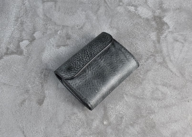 BELFORT ベルフォート コンパクトウォレット ITALIAN-WAX | BLACK L