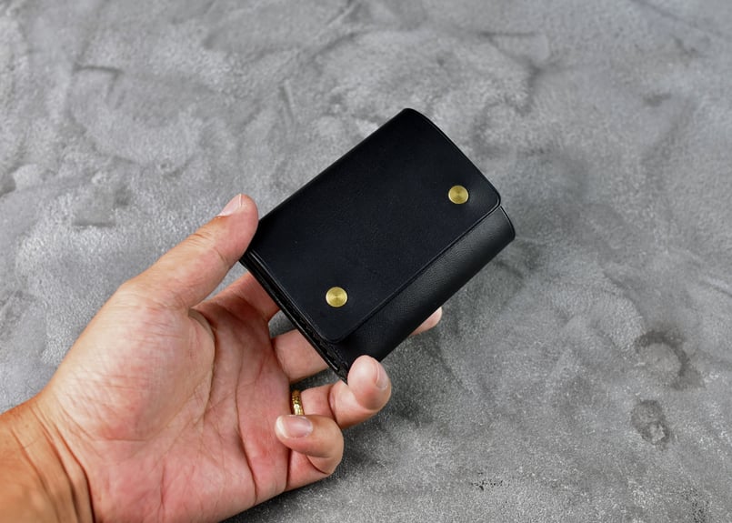 PETERSON ピーターソン ミニマムウォレット ITALIAN-SMOOTH | BLAC