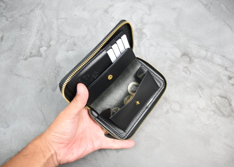 ADAMS middle wallet HORWEEN SHELL CORDOVAN *受注