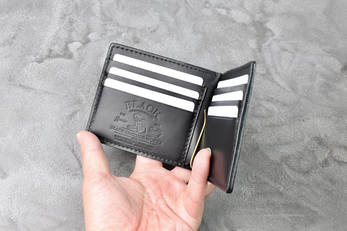 DURDEN2 ダーデン2 マネークリップ ITALIAN-WAX | BLACK LEATH