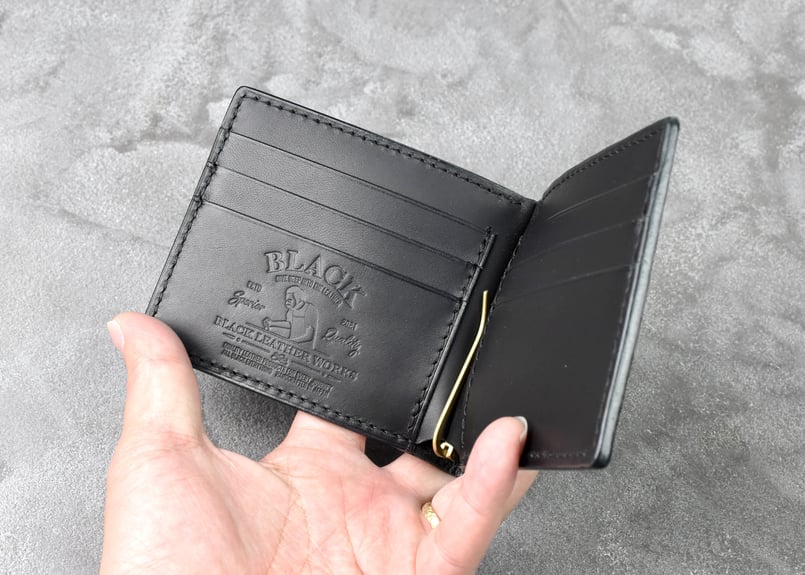 DURDEN2 ダーデン2 マネークリップ ITALIAN-WAX | BLACK LEATH