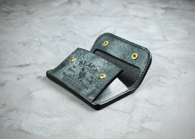 SCOTT スコット フラップコインケース ITALIAN-WAX | BLACK LEATH