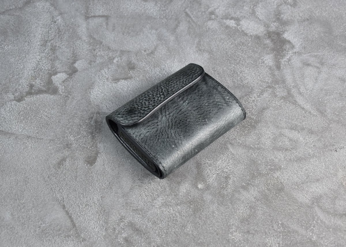 BELFORT ベルフォート コンパクトウォレット ITALIAN-WAX | BLACK L