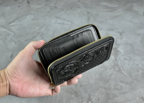 ADAMS middle wallet  CARVING *受注生産