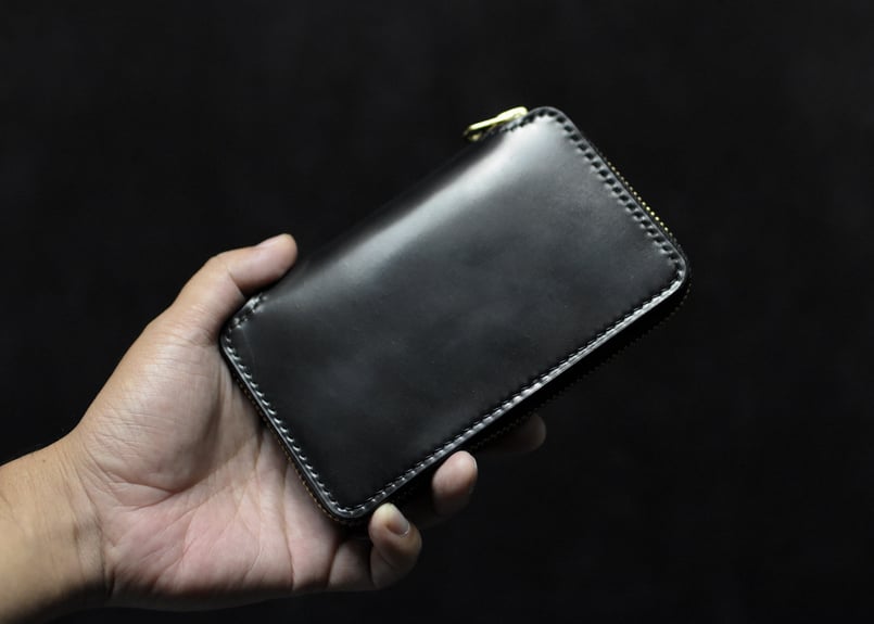 ADAMS middle wallet HORWEEN SHELL CORDOVAN *受注