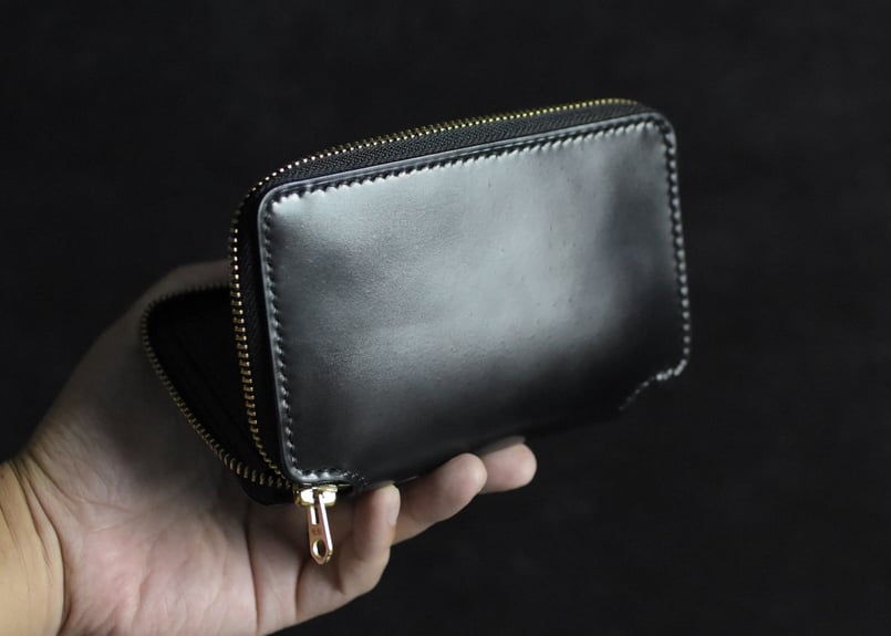 ADAMS middle wallet HORWEEN SHELL CORDOVAN *受注