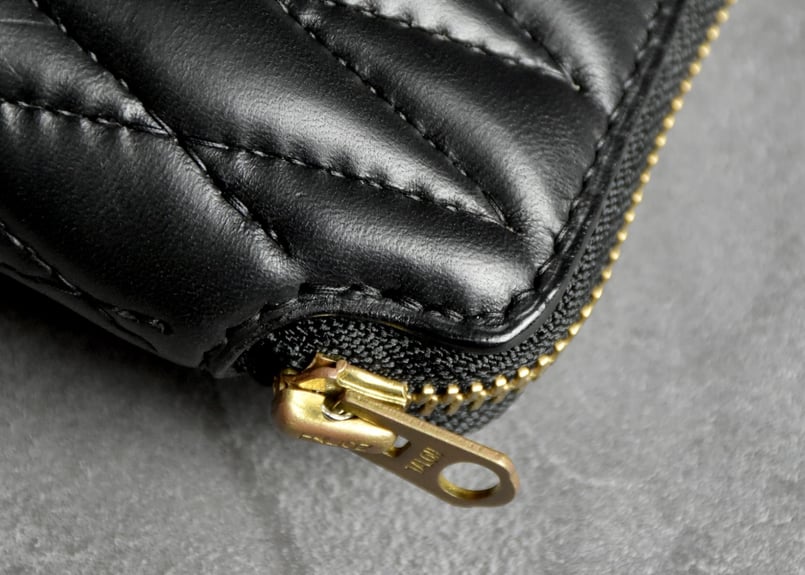 ADAMS middle wallet DIAMOND STITCH *受注生産 | BLA