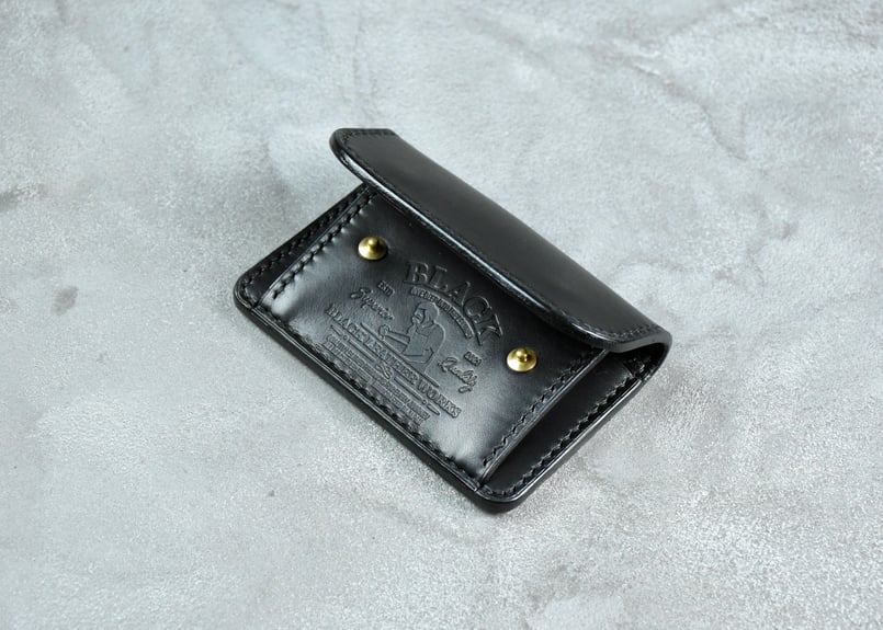 SCOTT スコット フラップコインケース ITALIAN-SMOOTH | BLACK LE