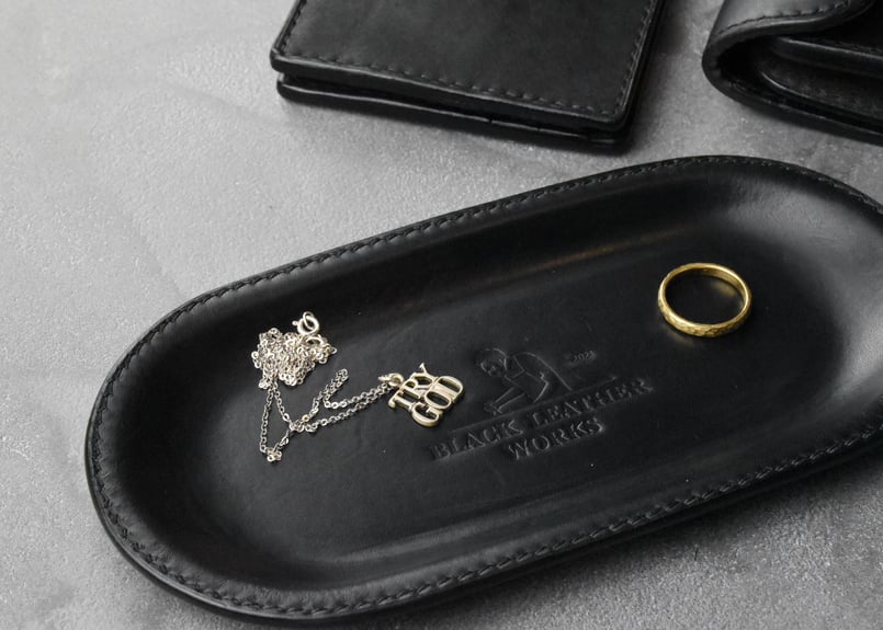 BARNUM バーナム レザートレイ ITALIAN-SMOOTH | BLACK LEATH