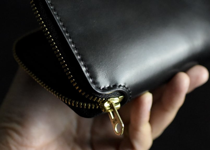 ADAMS middle wallet HORWEEN SHELL CORDOVAN *受注