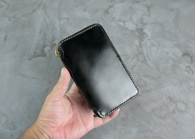 ADAMS middle wallet HORWEEN SHELL CORDOVAN *受注