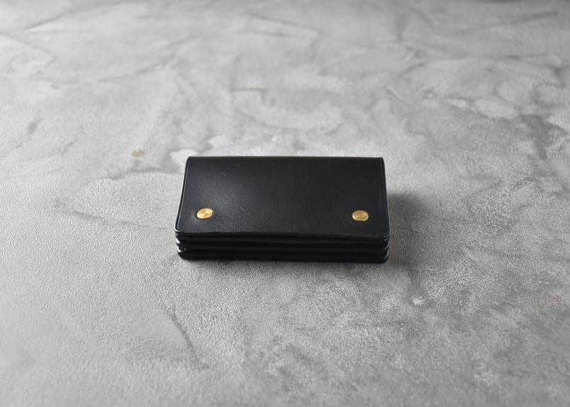 WAYNE2 ウェイン2 カードケース ITALIAN-SMOOTH | BLACK LEA