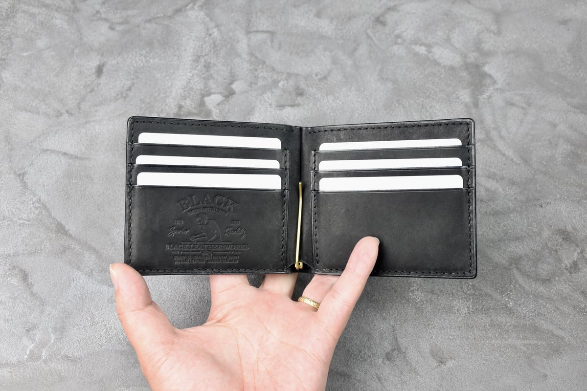 DURDEN2 ダーデン2 マネークリップ ITALIAN-SCRATCH | BLACK L