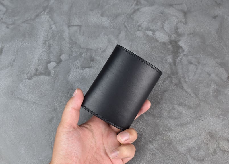 BLACK LEATHER WORKS BELFORT コンパクトウォレット 財布