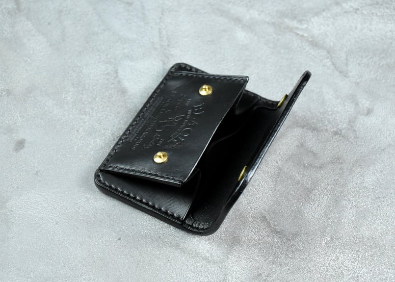 SCOTT スコット フラップコインケース ITALIAN-SMOOTH | BLACK LE