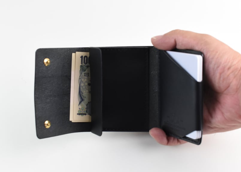 PETERSON ピーターソン ミニマムウォレット ITALIAN-SMOOTH | BLAC