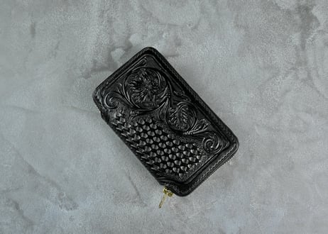 ADAMS middle wallet  CARVING *受注生産