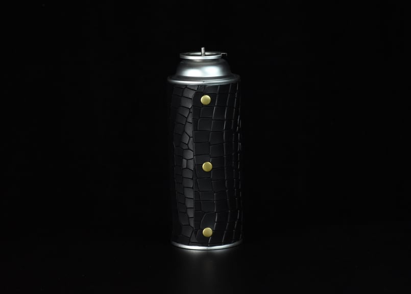 CROCO EMBOSSED クロコ型押 CB缶カバー | BLACK LEATHER WORKS
