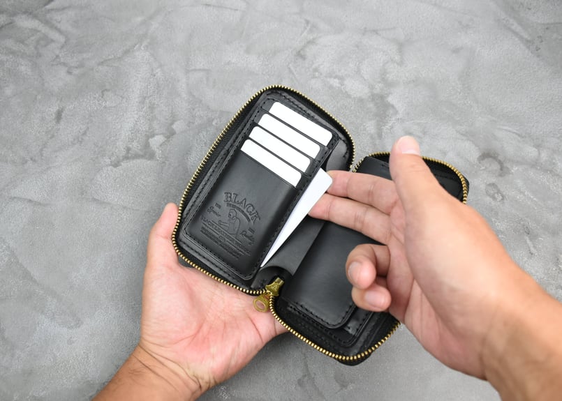 ADAMS middle wallet HORWEEN SHELL CORDOVAN *受注