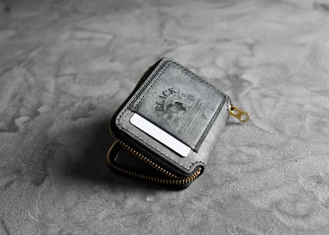 HARRISON ハリソン ラウンドジップミニウォレット ITALIAN-WAX