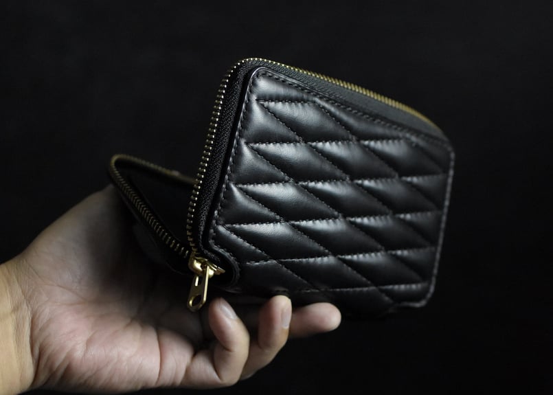 ADAMS middle wallet DIAMOND STITCH *受注生産 | BLA