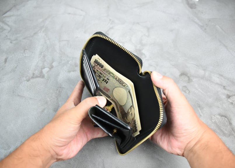 ADAMS middle wallet CARVING *受注生産 | BLACK LEAT