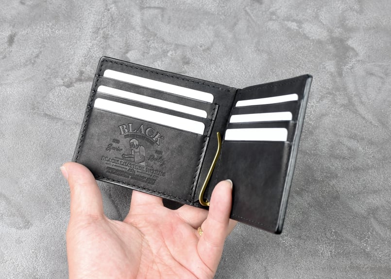 DURDEN2 ダーデン2 マネークリップ ITALIAN-SCRATCH | BLACK L
