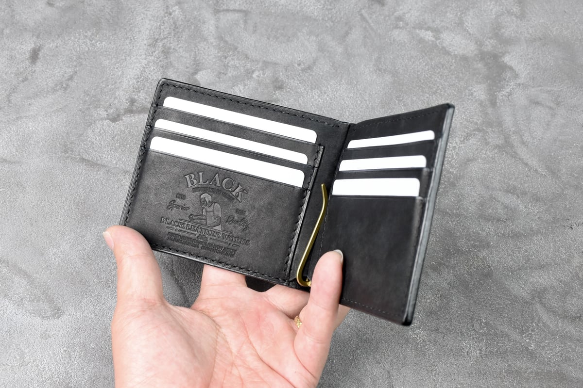 DURDEN2 ダーデン2 マネークリップ ITALIAN-SCRATCH | BLACK L