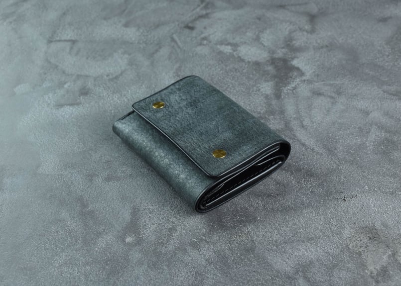 PETERSON ピーターソン ミニマムウォレット ITALIAN-WAX | BLACK L