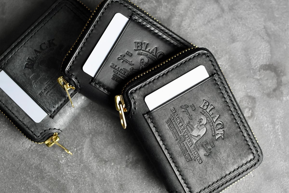 NEW ARRIVAL 【 HARRISON R-zip mini wallet 】 | BL