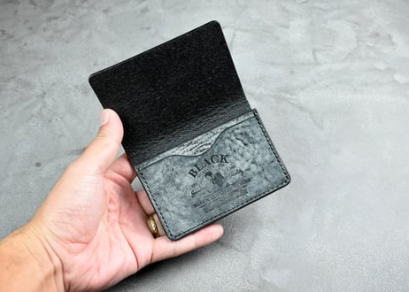 CATEGORY CARD CASE | BLACK LEATHER WORKS