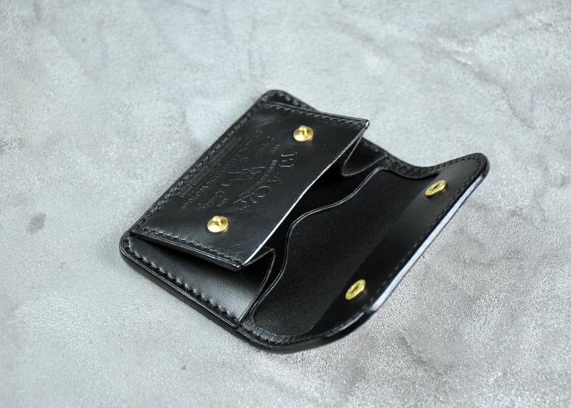 SCOTT スコット フラップコインケース ITALIAN-SMOOTH | BLACK LE