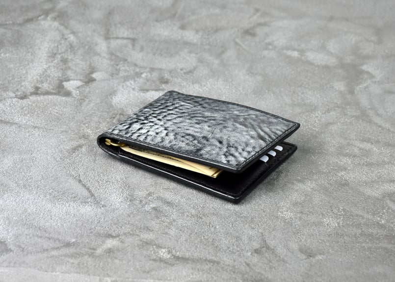 DURDEN2 ダーデン2 マネークリップ ITALIAN-WAX | BLACK LEATH